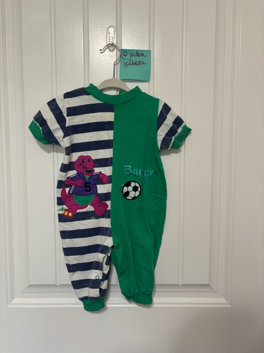 Vintage Barney Romper
